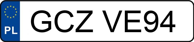 Numer rejestracyjny GCZ VE94 posiada BMW 535D - GCZVE94