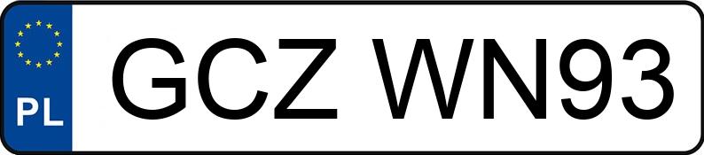RegistreringsnummerGCZ WN93 har CITROEN C4 1.4 16V MR`04 E4 SX - GCZWN93