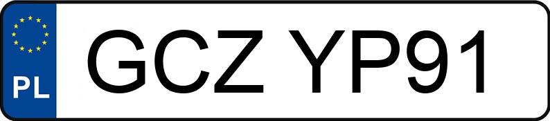 Numer rejestracyjny GCZ YP91 posiada BMW 320 Touring Diesel DPF MR`06 E4 E91 320 Touring Diesel DPF MR`06 E4 E91 - GCZYP91