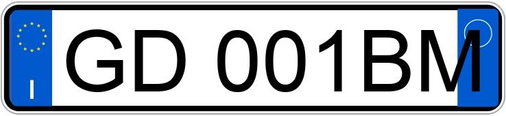 Numer rejestracyjny GD001BM posiada CITROEN C1 2a serie
