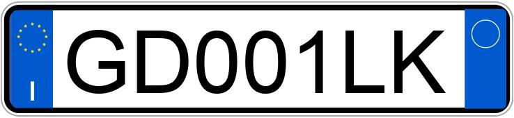 Numer rejestracyjny GD001LK posiada AUDI A6 4a serie Numer rejestracyjny GD001LK posiada AUDI A6 4a serie