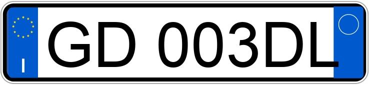 Numer rejestracyjny GD003DL posiada TESLA Model X