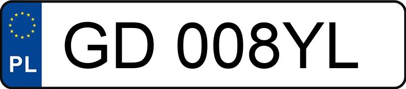 Numer rejestracyjny GD 008YL posiada FORD RANGER - GD008YL Numer rejestracyjny GD 008YL posiada FORD RANGER - GD008YL