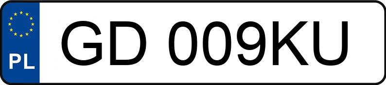 Numer rejestracyjny GD 009KU posiada VOLKSWAGEN Caddy 1.4 TGI MR`15 E6 2.1t Highline - GD009KU