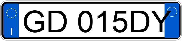 Numer rejestracyjny GD015DY posiada FIAT Panda 3a serie