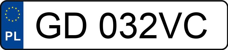 Numer rejestracyjny GD 032VC posiada AUDI RS 7 SPORTBACK PERFORMANCE - GD032VC