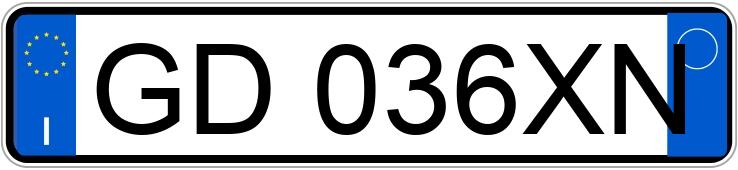 Numer rejestracyjny GD036XN posiada AUDI A4 5a serie Numer rejestracyjny GD036XN posiada AUDI A4 5a serie