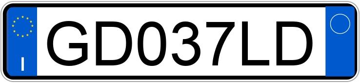 Numer rejestracyjny GD037LD posiada BMW X6