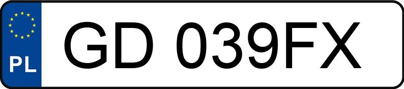 Numer rejestracyjny GD 039FX posiada MERCEDES-BENZ 190 - GD039FX Numer rejestracyjny GD 039FX posiada MERCEDES-BENZ 190 - GD039FX