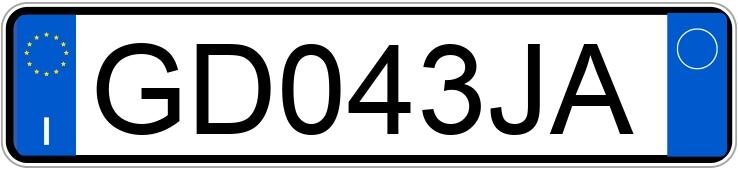 Numer rejestracyjny GD043JA posiada LAND ROVER RR Evoque 2a serie