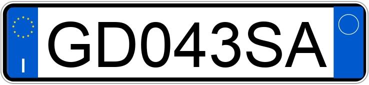 Numer rejestracyjny GD043SA posiada VOLKSWAGEN Polo 6a serie