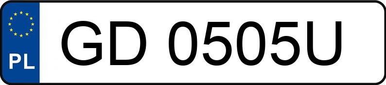 Numer rejestracyjny GD 0505U posiada VOLVO S80 2.5 MR`07 E4 Summum - GD0505U