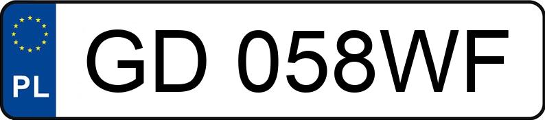 Numer rejestracyjny GD 058WF posiada AUDI A6 1.8 - GD058WF Numer rejestracyjny GD 058WF posiada AUDI A6 1.8 - GD058WF