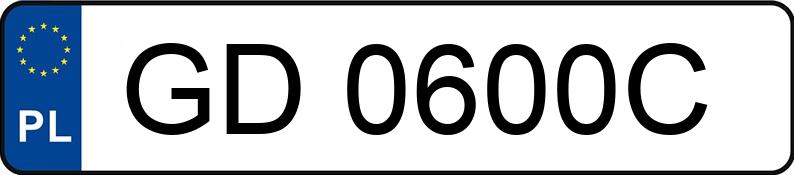 Numer rejestracyjny GD 0600C posiada PEUGEOT 306 - GD0600C Numer rejestracyjny GD 0600C posiada PEUGEOT 306 - GD0600C