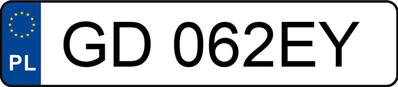 Numer rejestracyjny GD 062EY posiada CHRYSLER 300C 3.0 CRD DPF MR`04 E4 Aut. - GD062EY