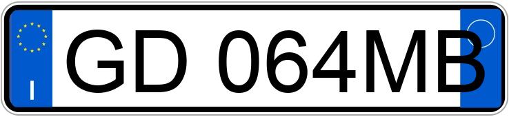 Numer rejestracyjny GD064MB posiada ALFA ROMEO Giulia