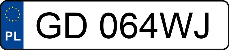 Numer rejestracyjny GD 064WJ posiada AUDI A7 3.0 TDI - GD064WJ Numer rejestracyjny GD 064WJ posiada AUDI A7 3.0 TDI - GD064WJ