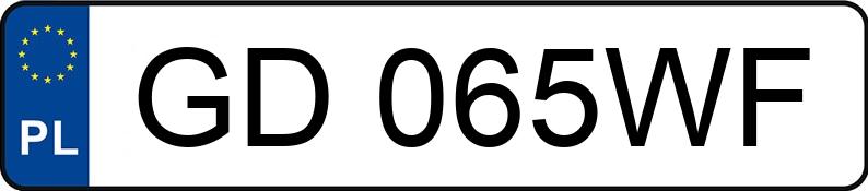 Numer rejestracyjny GD 065WF posiada SKODA OCTAVIA - GD065WF