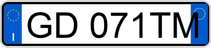 Numer rejestracyjny GD071TM posiada AUDI Q3 2a serie