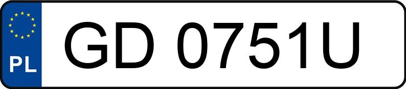 Numer rejestracyjny GD 0751U posiada KIA CEE D - GD0751U Numer rejestracyjny GD 0751U posiada KIA CEE D - GD0751U