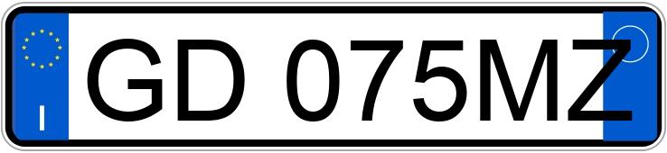 Numer rejestracyjny GD075MZ posiada MERCEDES GLE