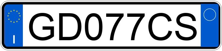 Numer rejestracyjny GD077CS posiada TOYOTA Aygo 2a serie Numer rejestracyjny GD077CS posiada TOYOTA Aygo 2a serie
