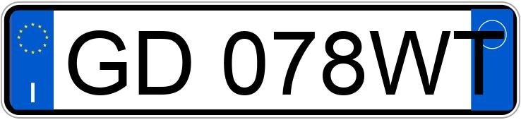 Numer rejestracyjny GD078WT posiada SEAT Arona