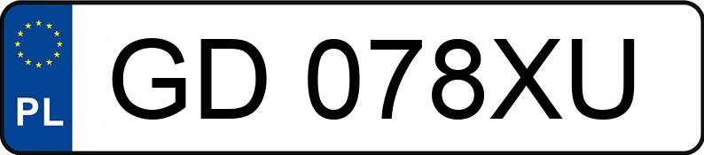 Numer rejestracyjny GD 078XU posiada VOLVO 440 - GD078XU Numer rejestracyjny GD 078XU posiada VOLVO 440 - GD078XU