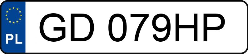 Numer rejestracyjny GD 079HP posiada HONDA Civic 1.6 MR`01 E3 Sport - GD079HP