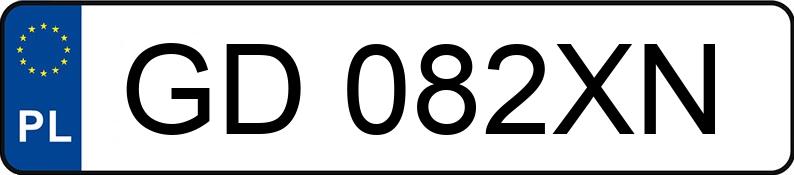 Numer rejestracyjny GD 082XN posiada FORD FOCUS - GD082XN