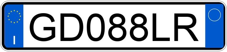 Numer rejestracyjny GD088LR posiada FIAT 500X