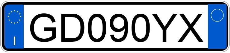 Numer rejestracyjny GD090YX posiada AUDI A3 2a serie