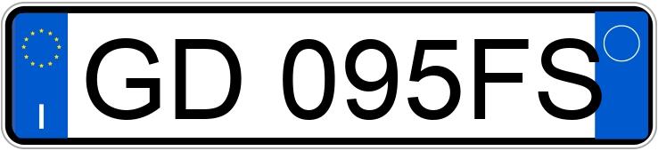 Numer rejestracyjny GD095FS posiada MINI Mini Countrym.