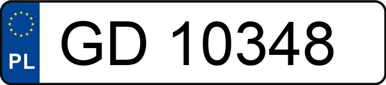 Numer rejestracyjny GD 10348 posiada RENAULT R 19 CHAMADE - GD10348 Numer rejestracyjny GD 10348 posiada RENAULT R 19 CHAMADE - GD10348