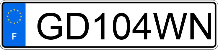 Numer rejestracyjny GD104WN posiada CITROEN C3 III