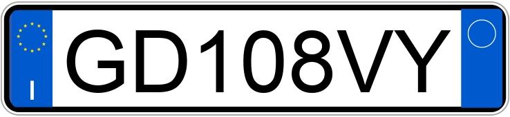 Numer rejestracyjny GD108VY posiada TOYOTA GR Supra