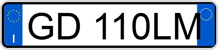 Numer rejestracyjny GD110LM posiada MERCEDES GLB