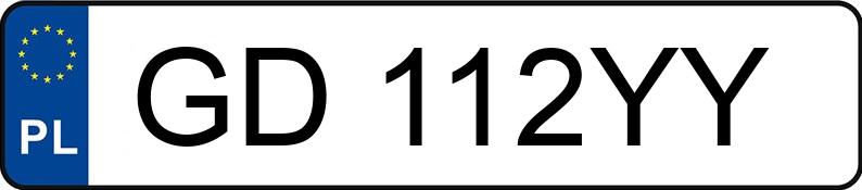 Numer rejestracyjny GD 112YY posiada OPEL INSIGNIA - GD112YY