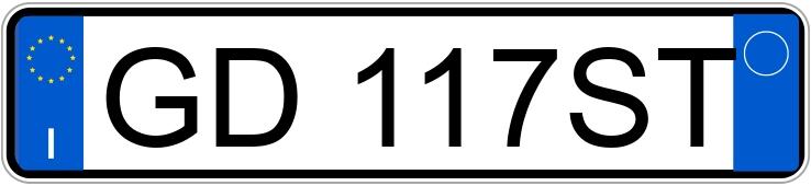 Numer rejestracyjny GD117ST posiada MERCEDES GLA