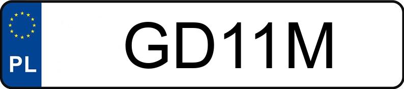 Numer rejestracyjny GD 11M posiada FSM-BIELSKO BIAŁA POLSKI FIAT 126 - GD11M