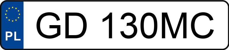 Numer rejestracyjny GD 130MC posiada MERCEDES-BENZ ML 500 - GD130MC