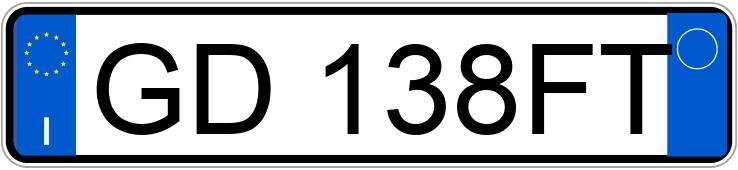 Numer rejestracyjny GD138FT posiada KIA XCeed