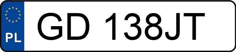 Numer rejestracyjny GD 138JT posiada VOLKSWAGEN Jetta 2.0 MR`06 E4 Sportline - GD138JT