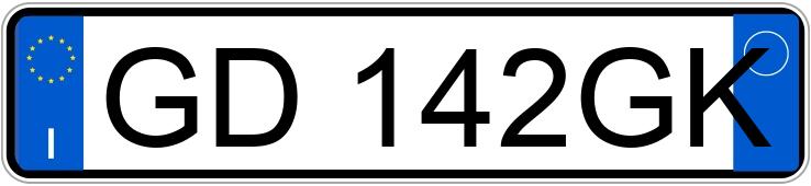 Numer rejestracyjny GD142GK posiada AUDI A3 3a serie A3 SPB 35 TDI S tronic Admired (110 kw)