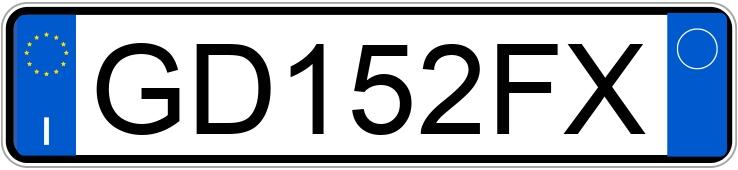 Numer rejestracyjny GD152FX posiada VOLKSWAGEN Golf 8a serie