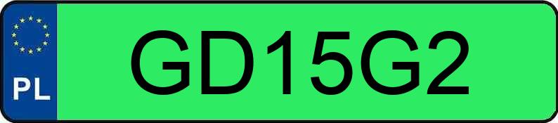 Numer rejestracyjny GD 15G2 posiada ELECTRORIDE TRIO TMEC508 - GD15G2 Numer rejestracyjny GD 15G2 posiada ELECTRORIDE TRIO TMEC508 - GD15G2