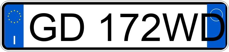Numer rejestracyjny GD172WD posiada CITROEN C1 2a serie