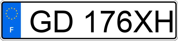 Numer rejestracyjny GD176XH posiada BMW SERIE 1 III