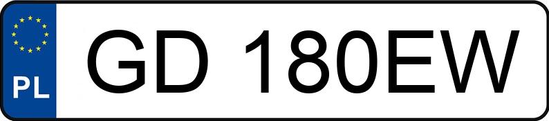 Numer rejestracyjny GD 180EW posiada SEAT IBIZA - GD180EW