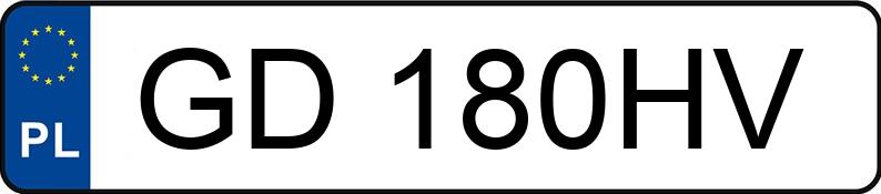 Numer rejestracyjny GD 180HV posiada FIAT FIORINO - GD180HV